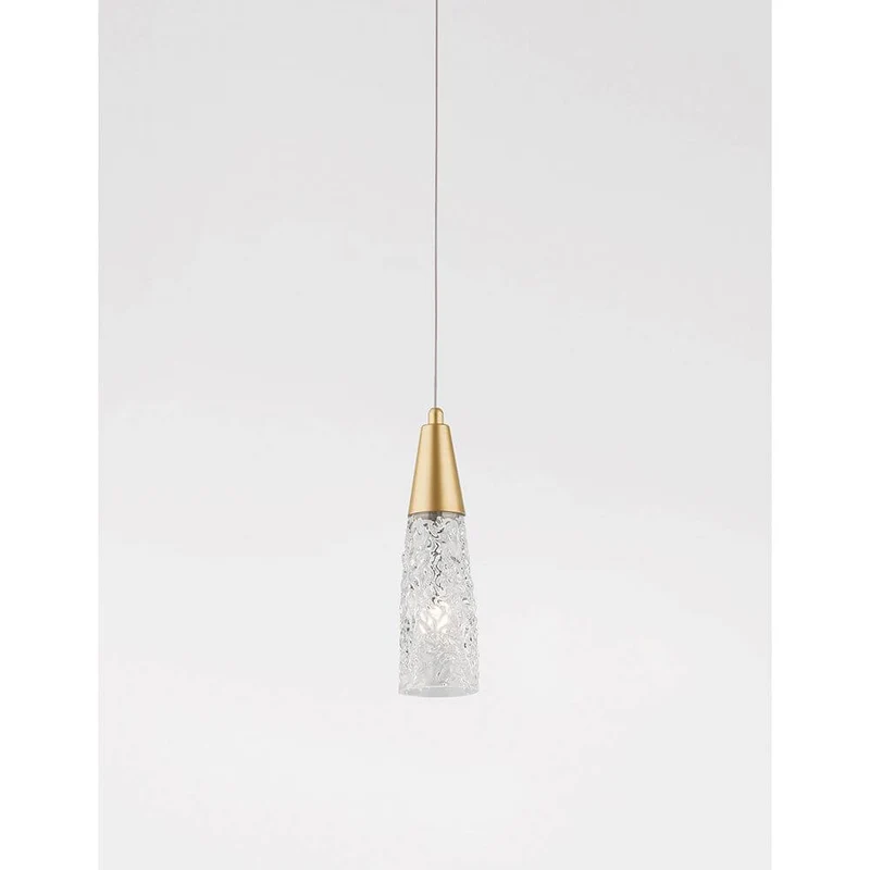 Nova Luce Kovac Pendellampe Stahl Gold