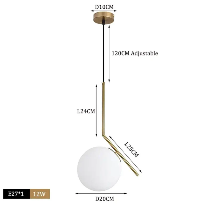 Astrid Scandinavian Pendant Lights by Euroselle for Modern Homes