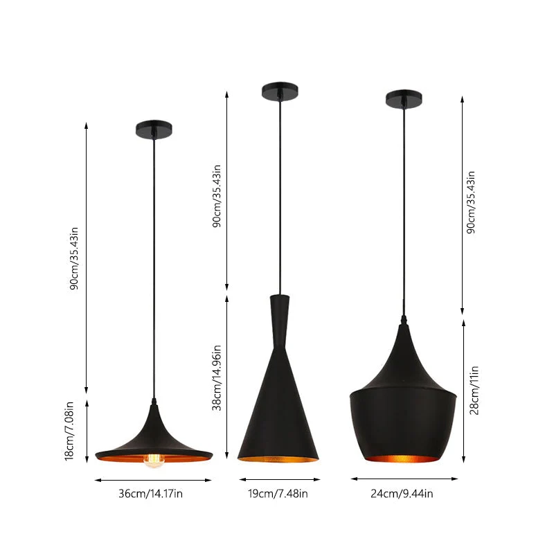 Euroselle Elegant Nordic Loft Pendant Light In Modern Style