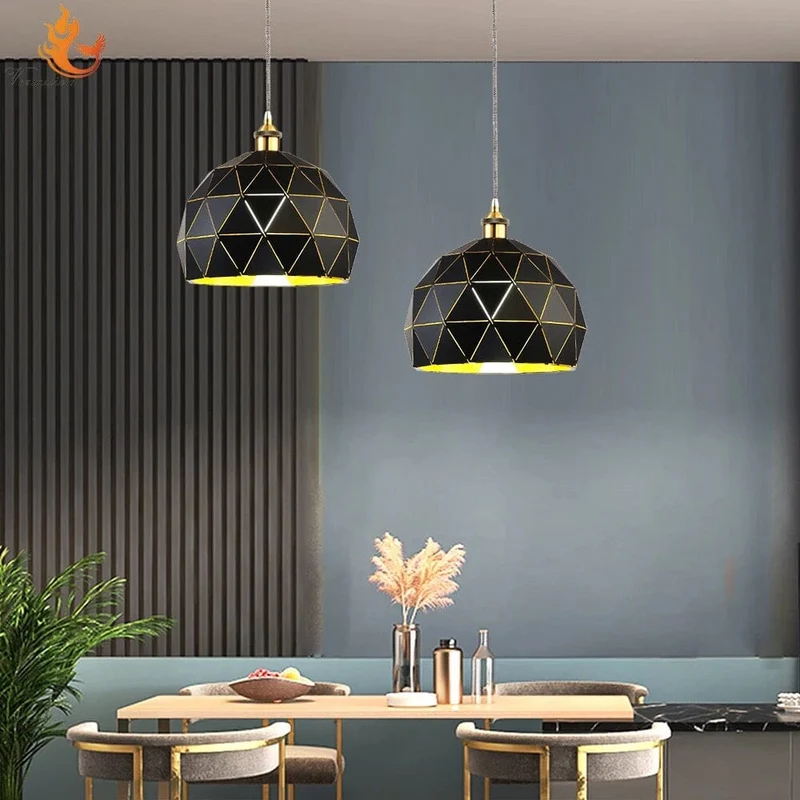 Euroselle Aztec Pendant Lights, Minimalist Modern Ceiling Fixture