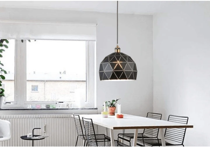 Euroselle Aztec Pendant Lights, Minimalist Modern Ceiling Fixture