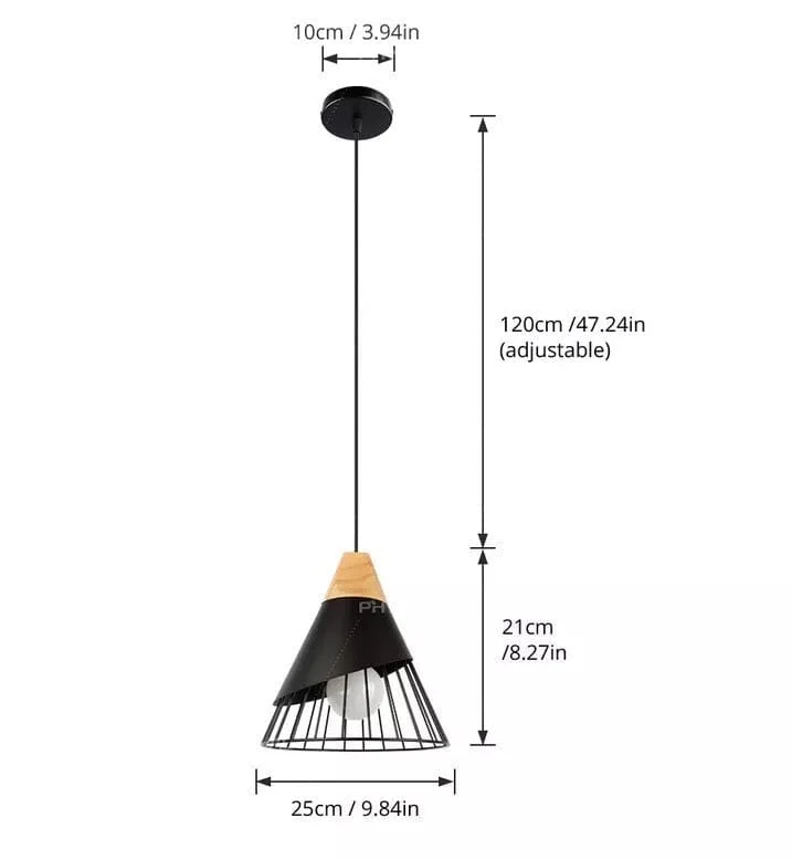 Birch Pendant Lights Premium Iron Fixture By Euroselle For Modern Kitchens And Bathrooms