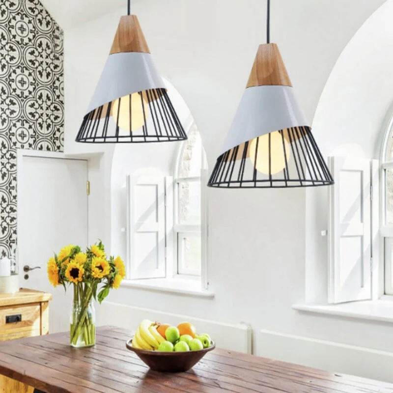 Birch Pendant Lights Premium Iron Fixture By Euroselle For Modern Kitchens And Bathrooms