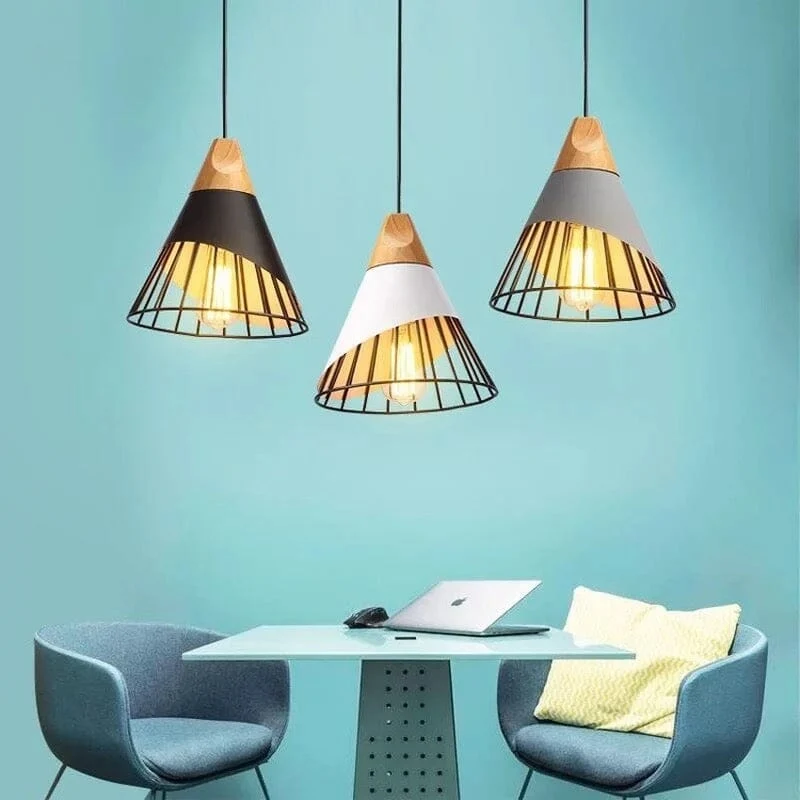 Birch Pendant Lights Premium Iron Fixture By Euroselle For Modern Kitchens And Bathrooms