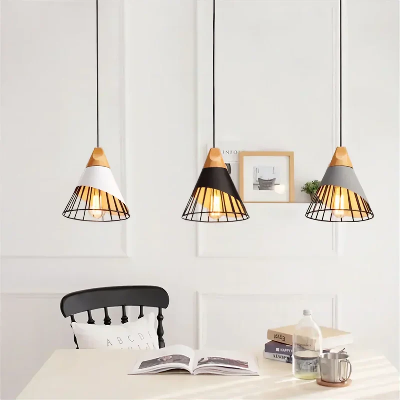 Birch Pendant Lights Premium Iron Fixture By Euroselle For Modern Kitchens And Bathrooms