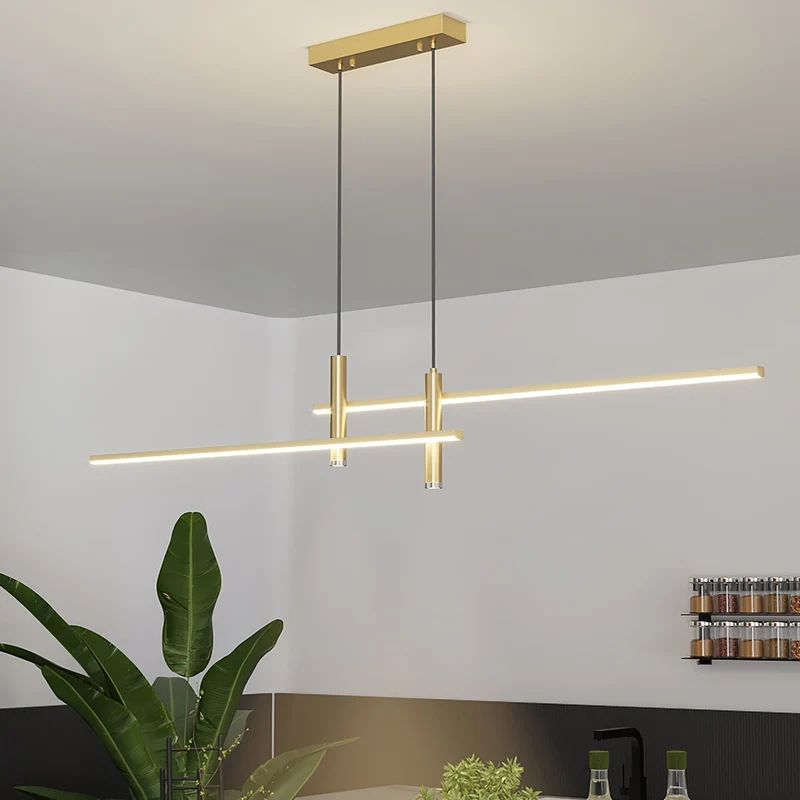 Korren Modern Linear Pendant Light For Dining Room By Euroselle