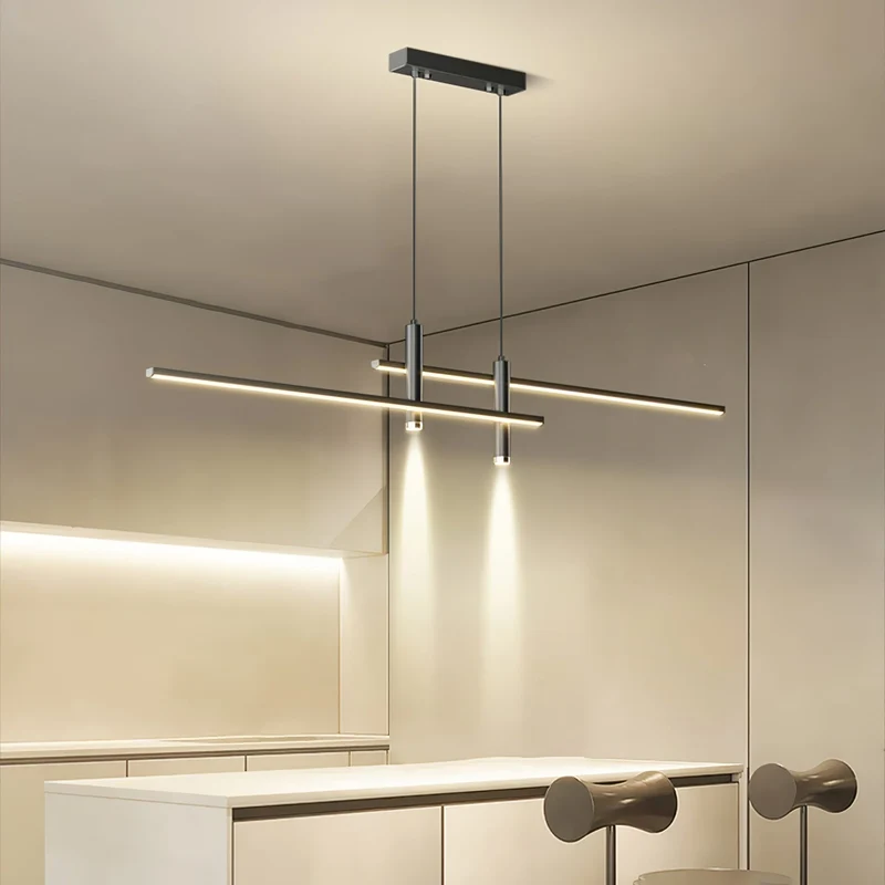 Korren Modern Linear Pendant Light For Dining Room By Euroselle