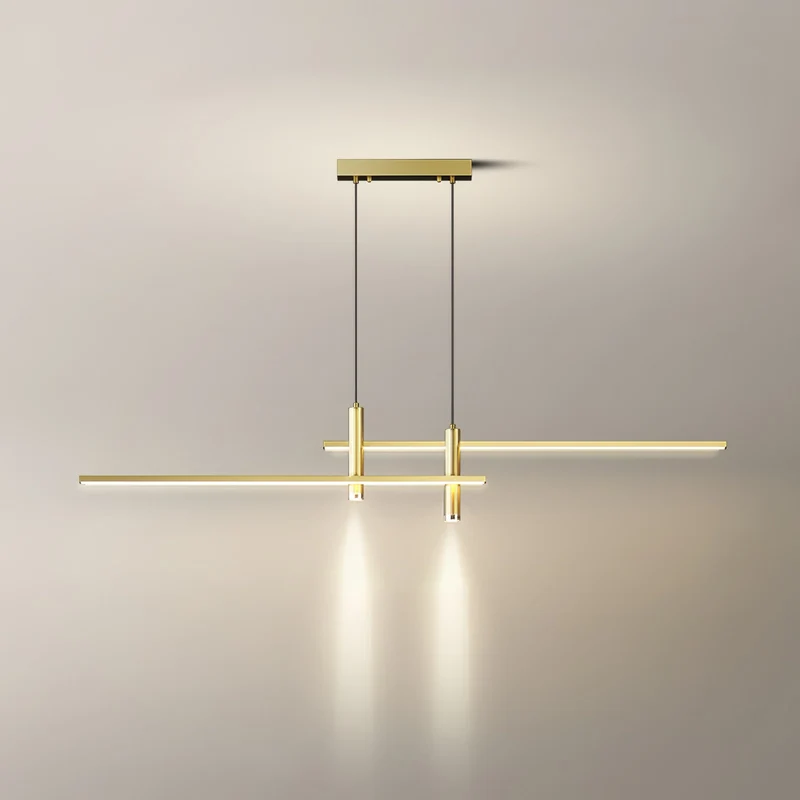 Korren Modern Linear Pendant Light For Dining Room By Euroselle