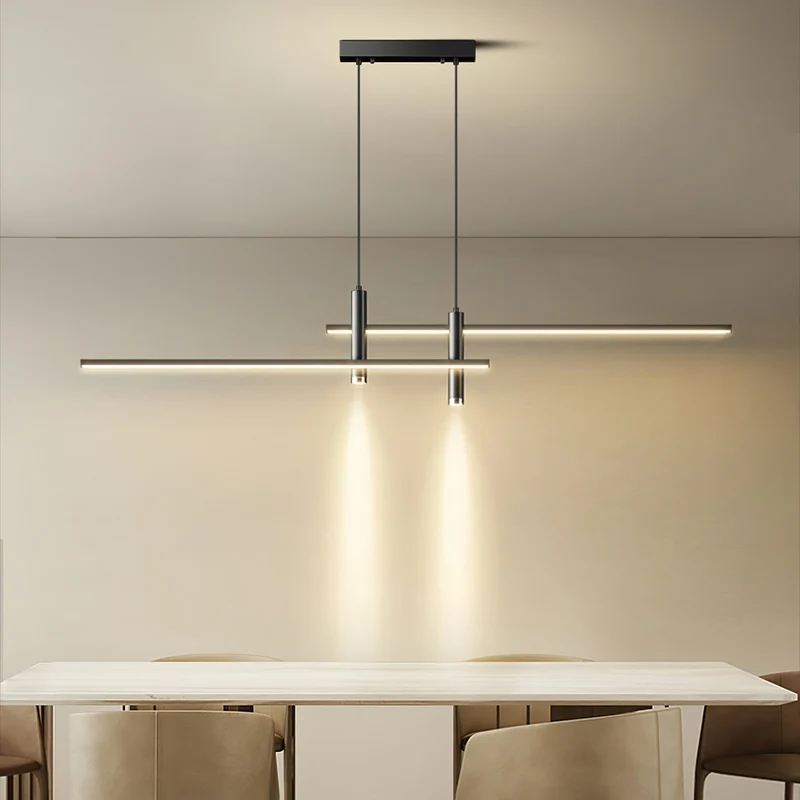 Korren Modern Linear Pendant Light For Dining Room By Euroselle