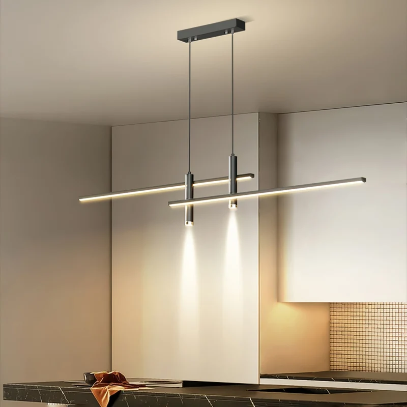 Korren Modern Linear Pendant Light For Dining Room By Euroselle