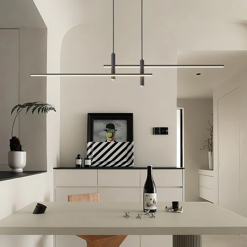 Korren Modern Linear Pendant Light For Dining Room By Euroselle
