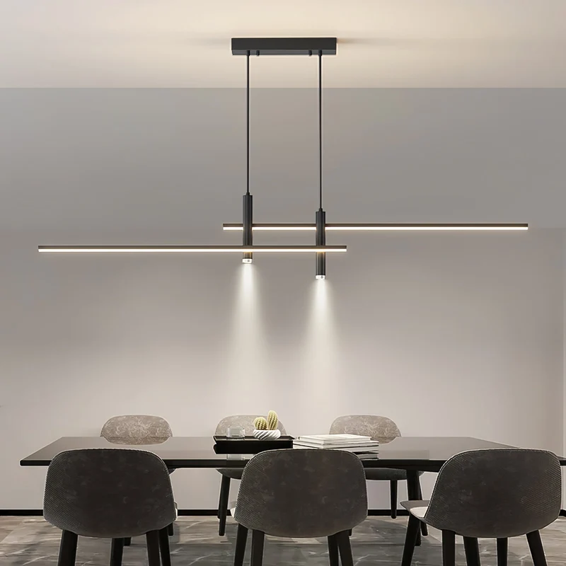 Korren Modern Linear Pendant Light For Dining Room By Euroselle