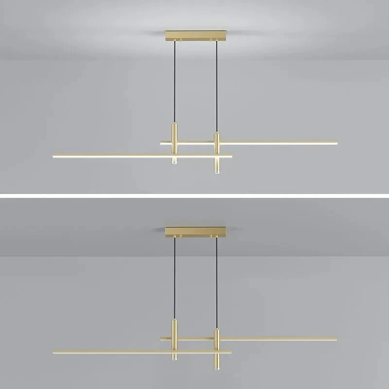 Korren Modern Linear Pendant Light For Dining Room By Euroselle
