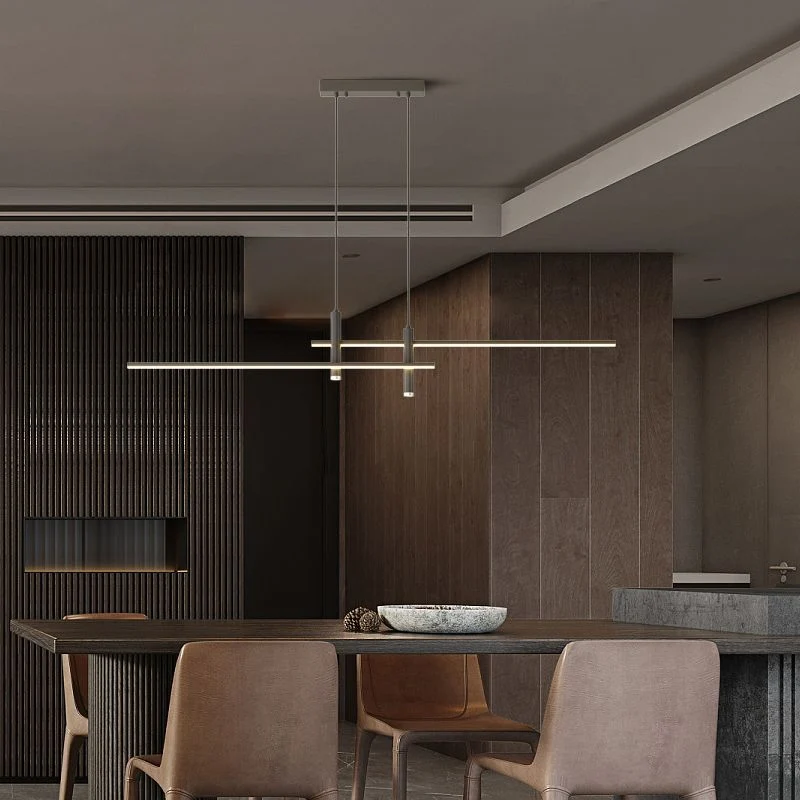 Korren Modern Linear Pendant Light For Dining Room By Euroselle
