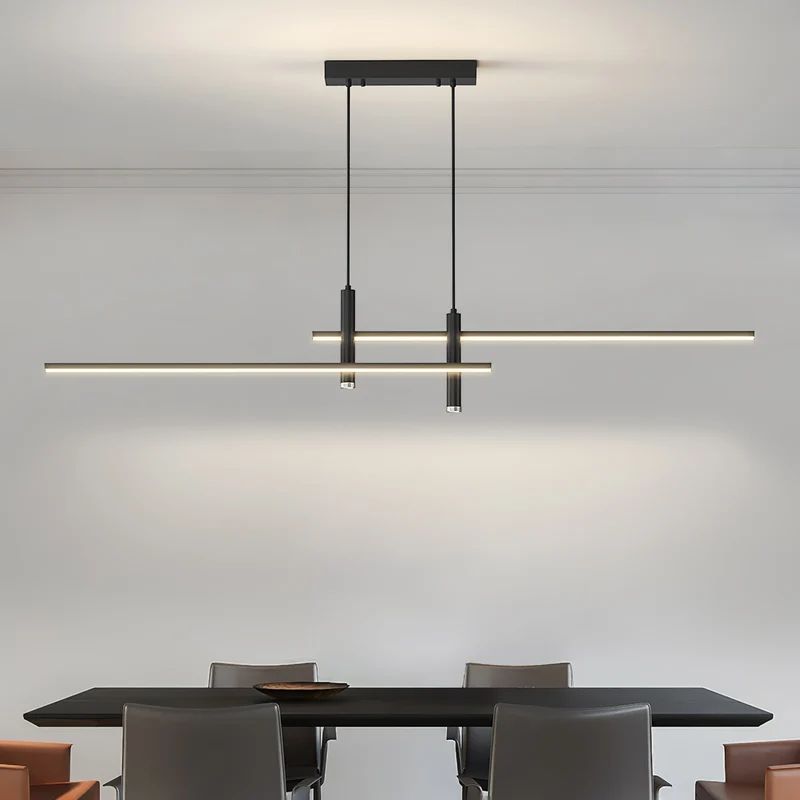 Korren Modern Linear Pendant Light For Dining Room By Euroselle