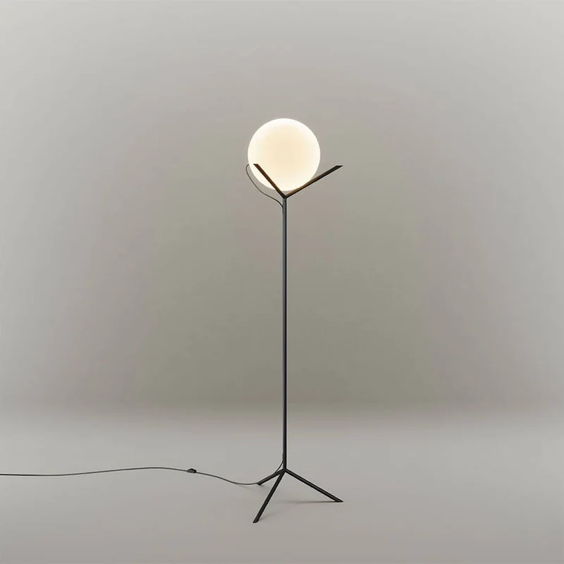 s.luce Stehleuchte Orb Poseidon mit Glaskugel 175cm