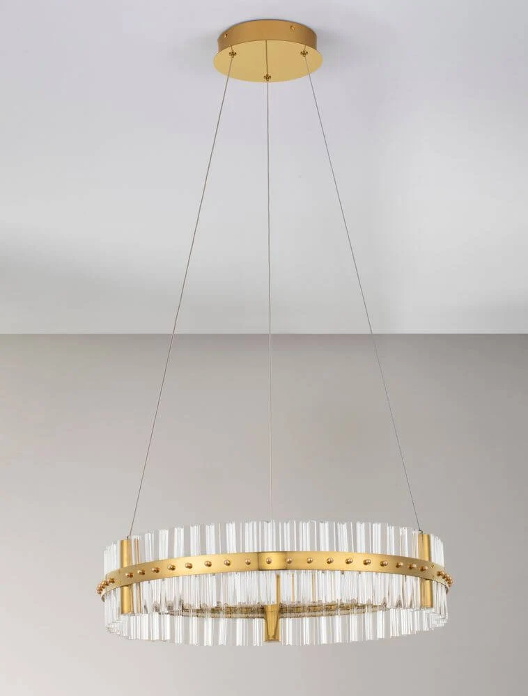Kezo LED Pendelleuchte Ø 60cm 3000K Gold