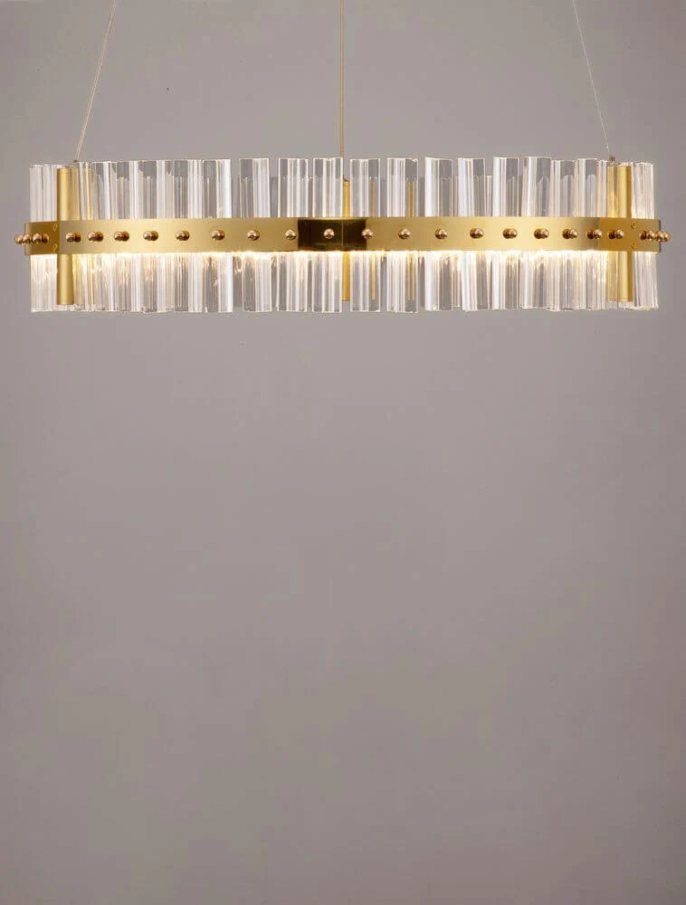 Kezo LED Pendelleuchte Ø 60cm 3000K Gold