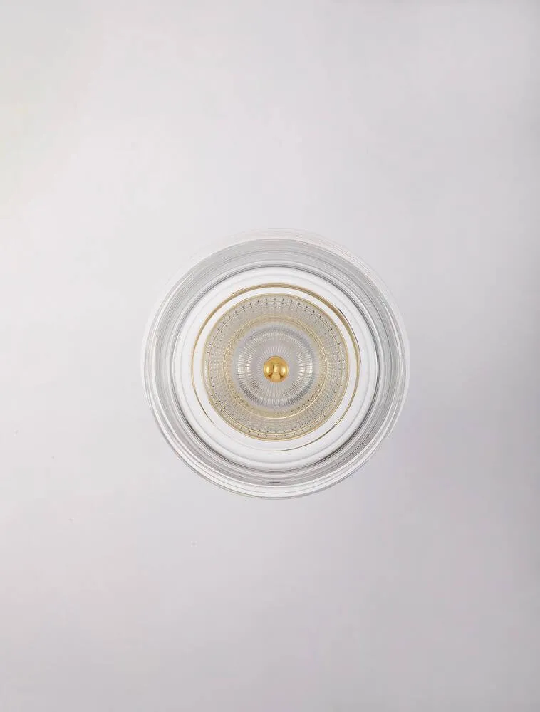Keros LED Wandleuchte 3000K Gold