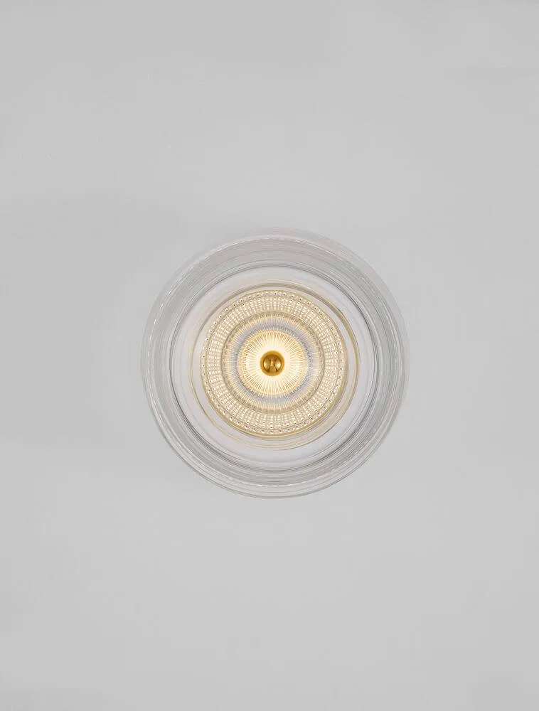 Keros LED Wandleuchte 3000K Gold