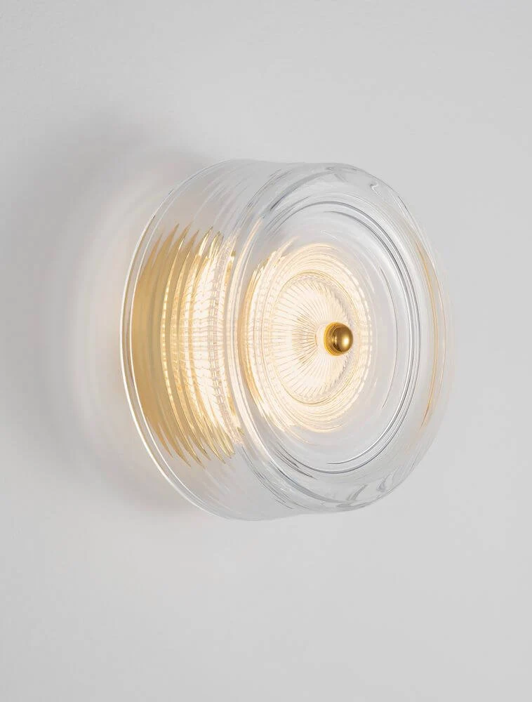 Keros LED Wandleuchte 3000K Gold