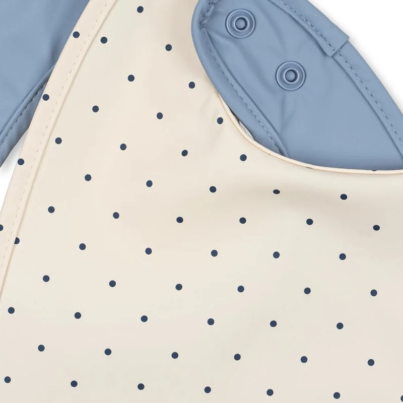 2-er-Pack Lätzchen Navy Dot/Rain Washed