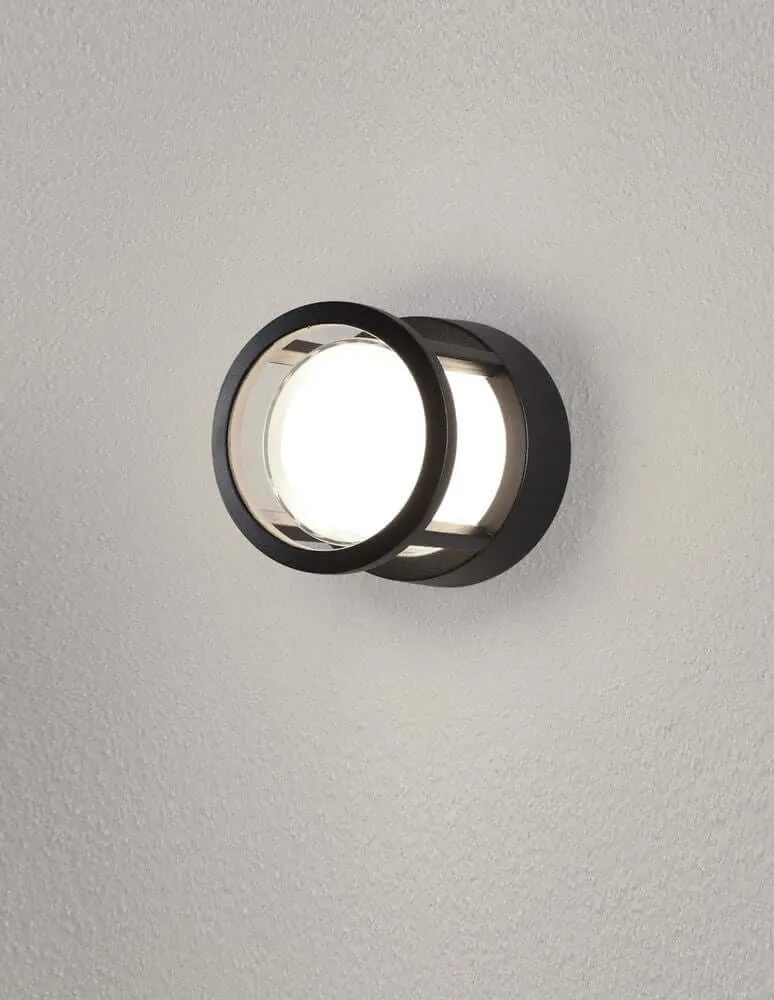 Agosto LED Außenwandleuchte Ø 11cm IP54