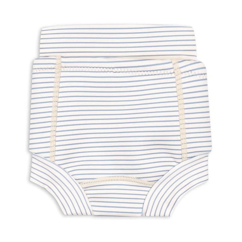Bobbi-Badeshorts in Stripe Blue
