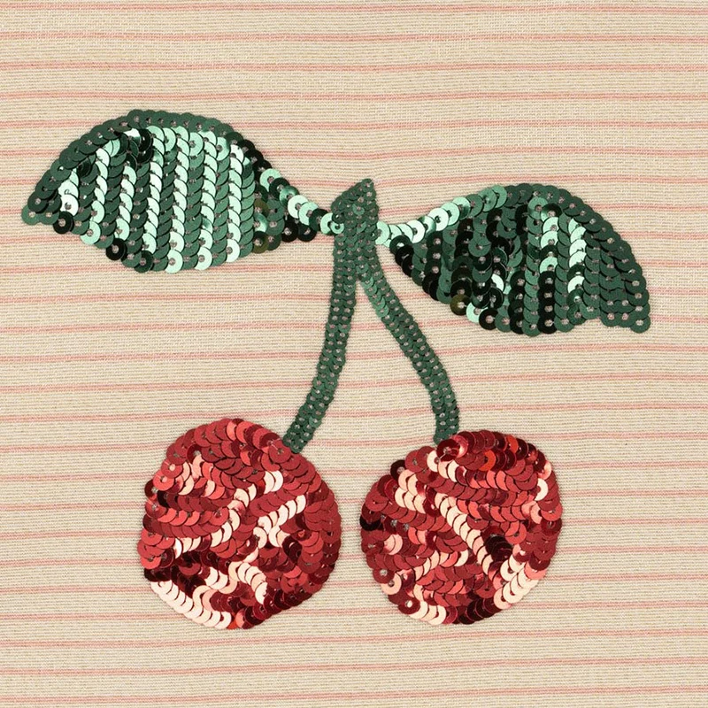 Jade Badeanzug mit Rose Stripe