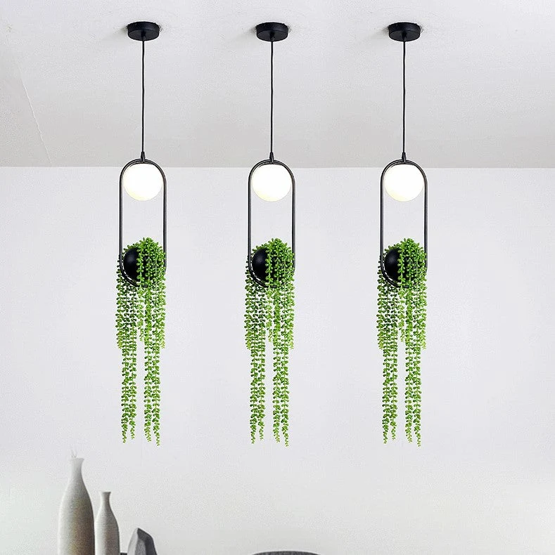 Euroselle Sky Garden Planter Pendant Light for Indoor Decor