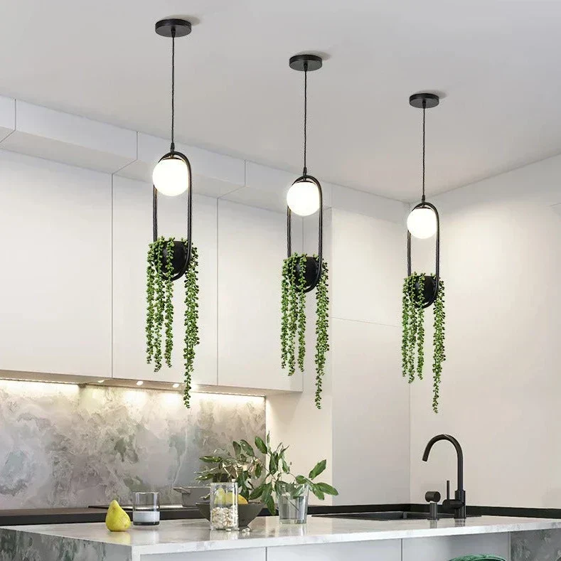 Euroselle Sky Garden Planter Pendant Light for Indoor Decor