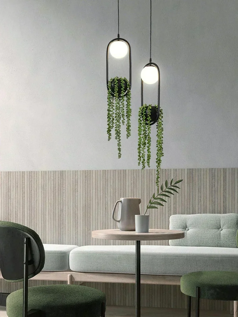 Euroselle Sky Garden Planter Pendant Light for Indoor Decor
