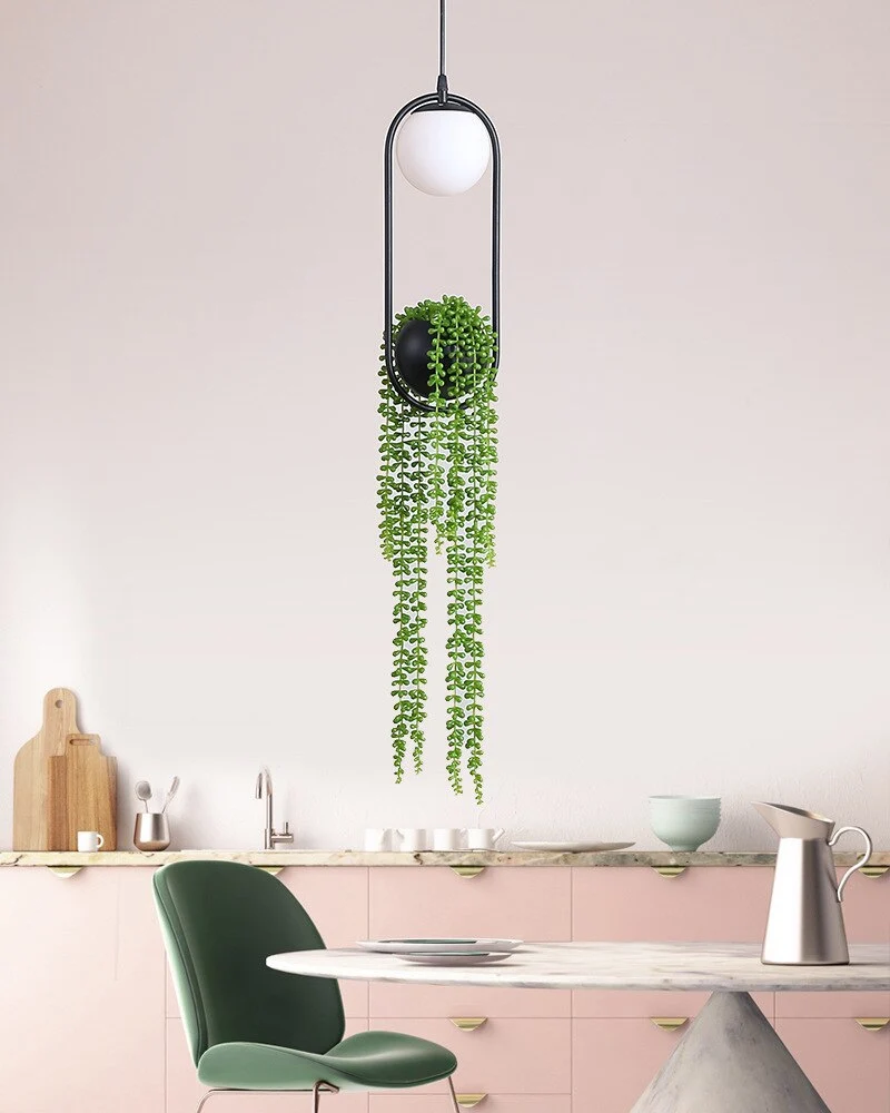 Euroselle Sky Garden Planter Pendant Light for Indoor Decor