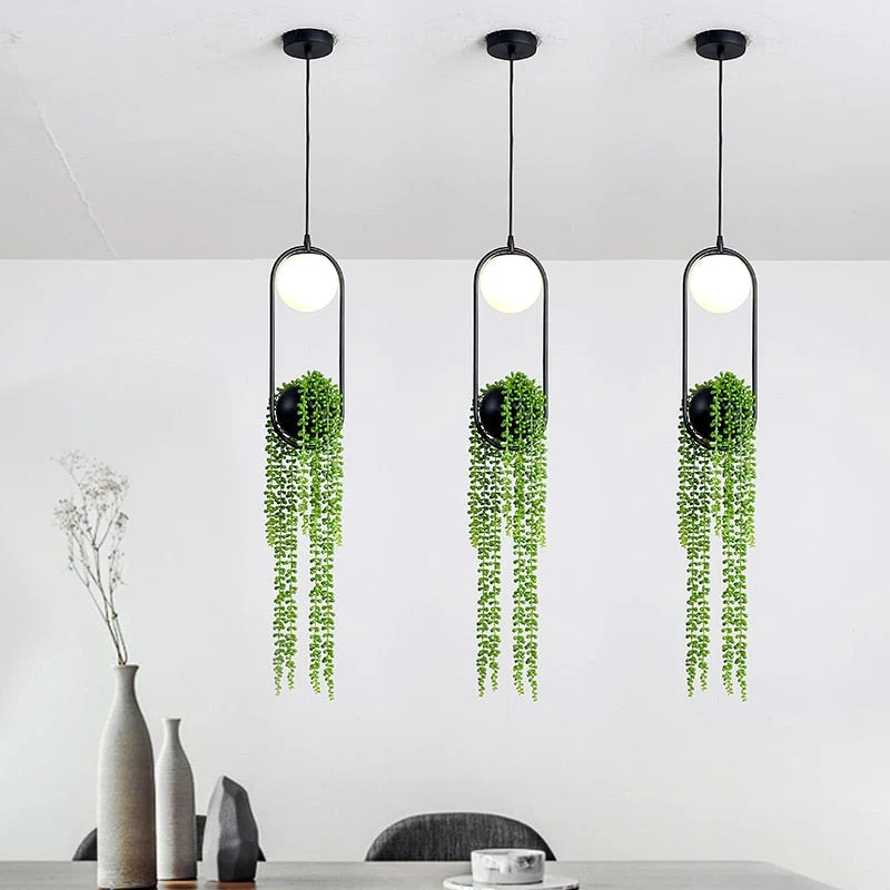Euroselle Sky Garden Planter Pendant Light for Indoor Decor