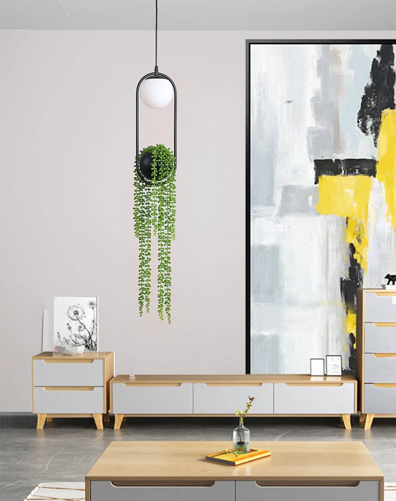 Euroselle Sky Garden Planter Pendant Light for Indoor Decor