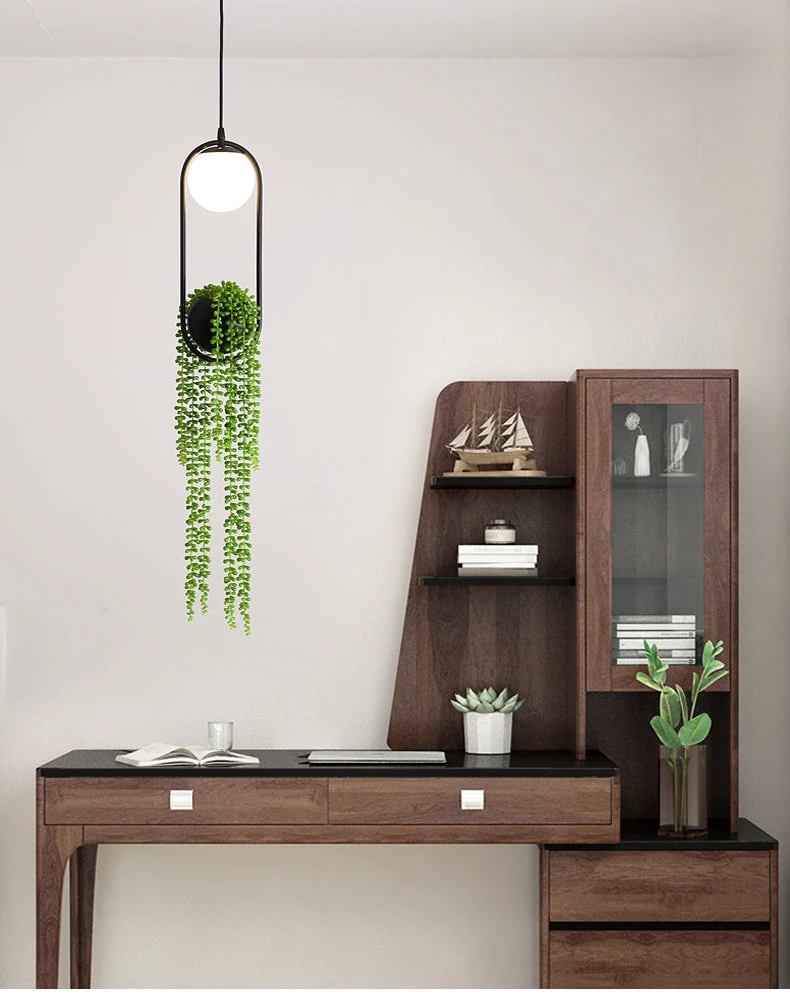 Euroselle Sky Garden Planter Pendant Light for Indoor Decor