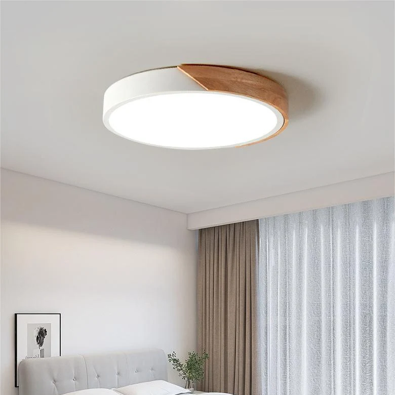 Euroselle Modern Wooden Pendant Lamp For Home Interiors