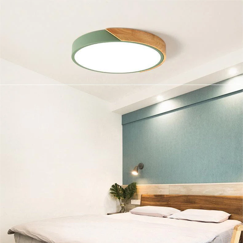 Euroselle Modern Wooden Pendant Lamp For Home Interiors