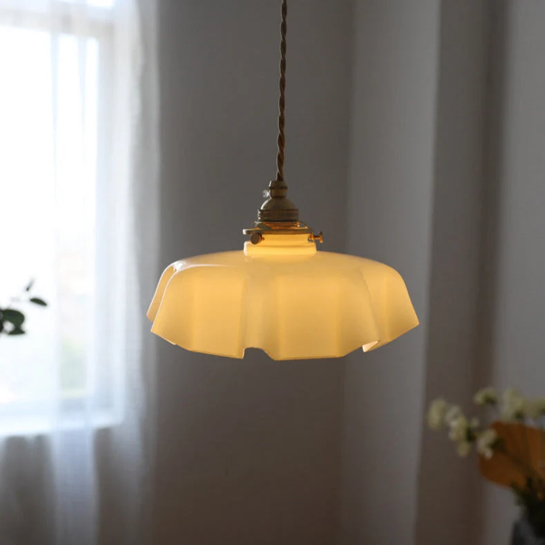 Elegant Violet Glass Flower Pendant And Ceiling Lights By Euroselle