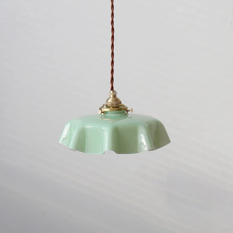 Elegant Violet Glass Flower Pendant And Ceiling Lights By Euroselle