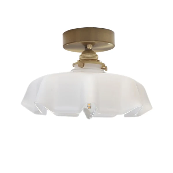 Elegant Violet Glass Flower Pendant And Ceiling Lights By Euroselle
