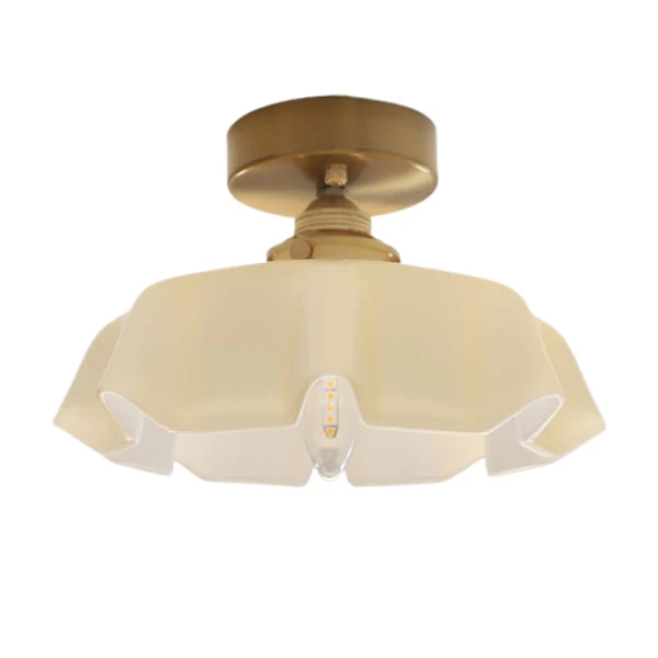Elegant Violet Glass Flower Pendant And Ceiling Lights By Euroselle