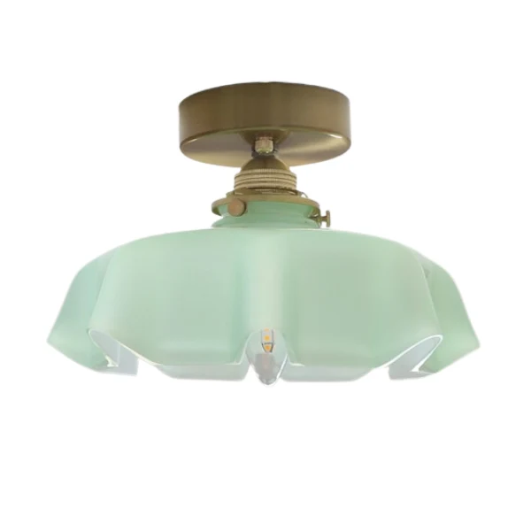 Elegant Violet Glass Flower Pendant And Ceiling Lights By Euroselle