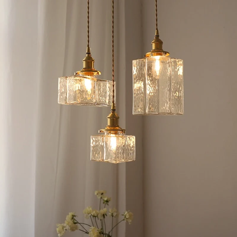 Adonia Vintage Glass Pendant Lights From Euroselle