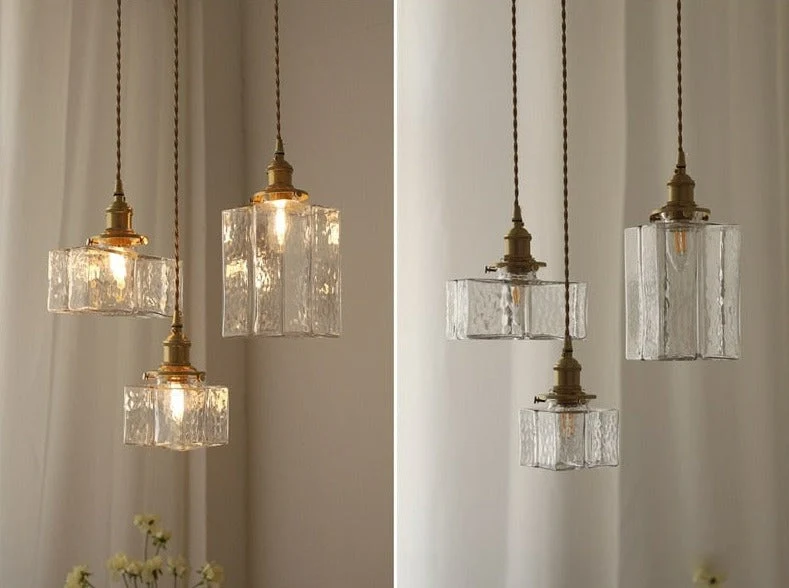 Adonia Vintage Glass Pendant Lights From Euroselle