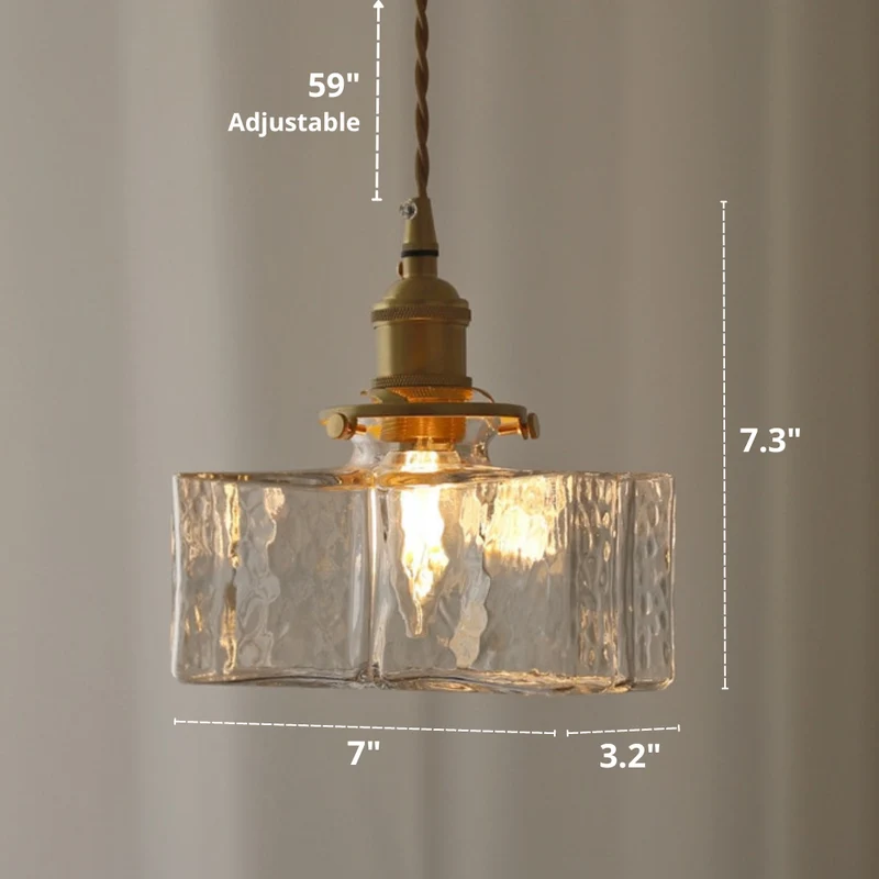 Adonia Vintage Glass Pendant Lights From Euroselle