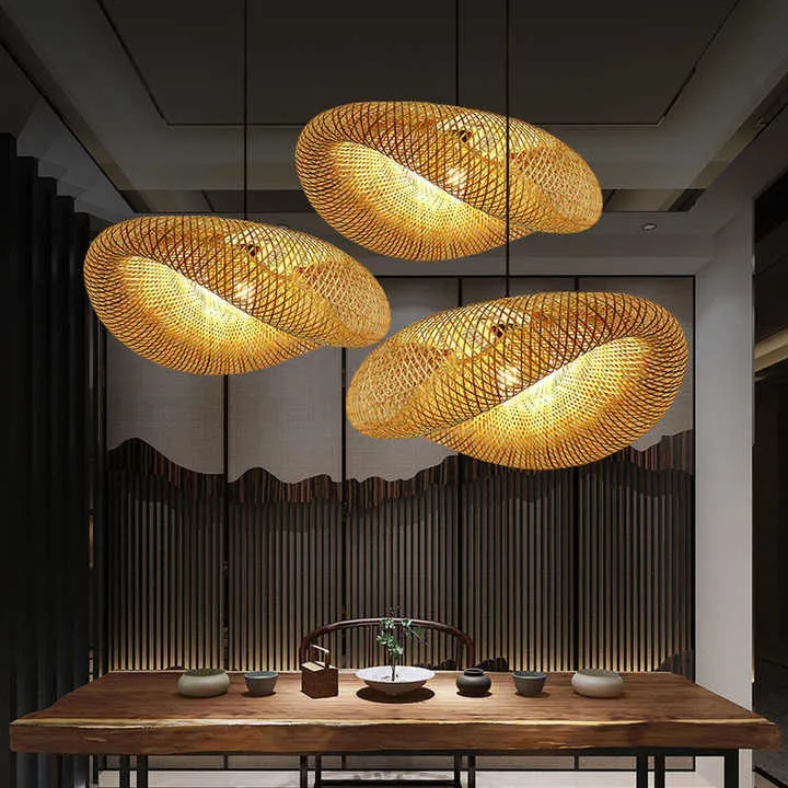 Euroselle Handmade Bamboo Pendant Lamp With Natural Warmth And Charm