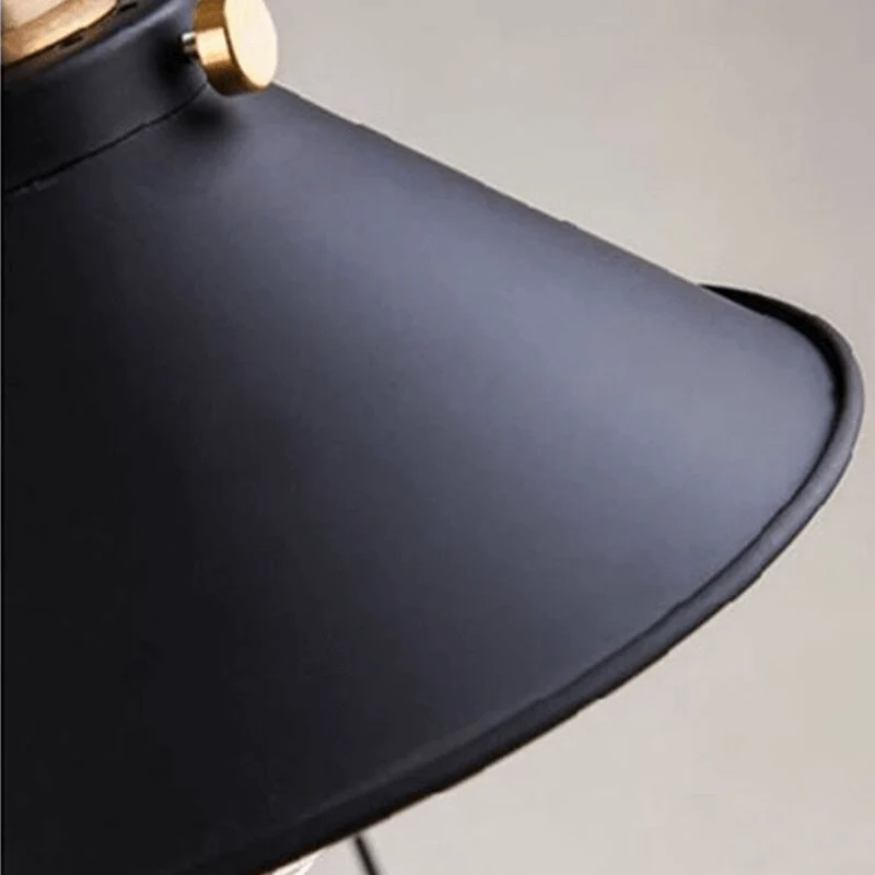 Euroselle Brass Cone Pendant Light With Vintage Industrial Look