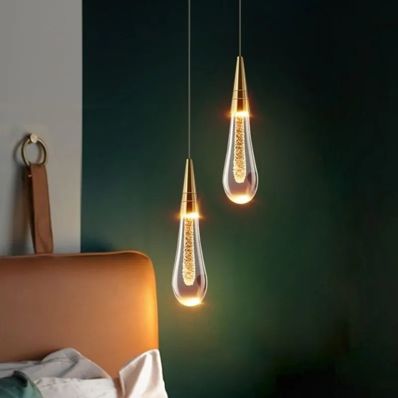 Elara Gold Teardrop Pendant Light From Euroselle Brand