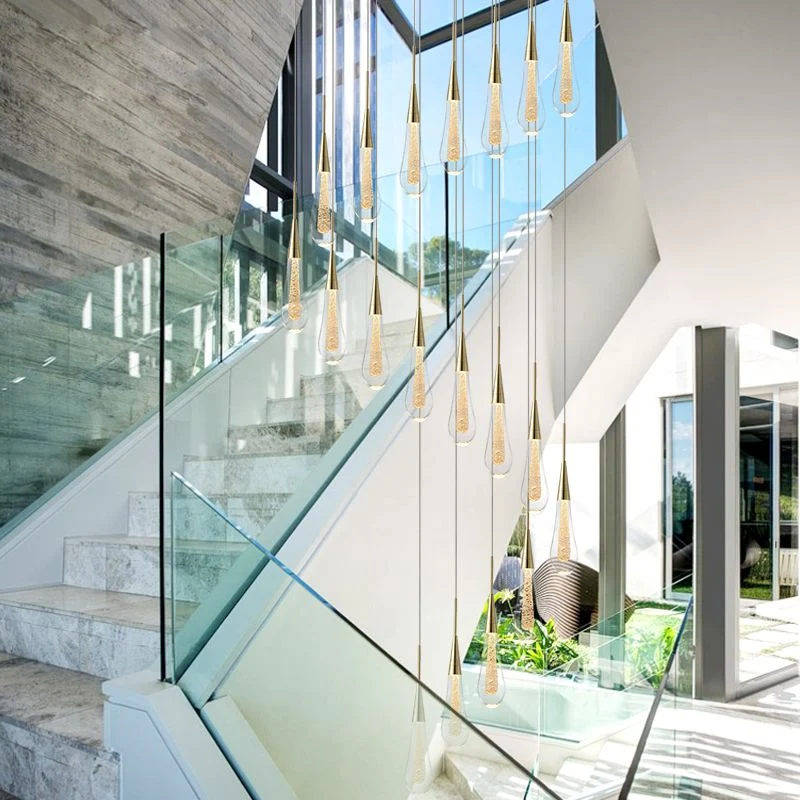 Elara Gold Teardrop Pendant Light From Euroselle Brand